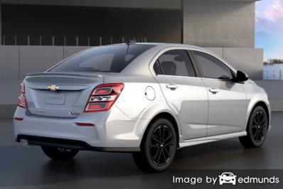 Insurance quote for Chevy Sonic in San Antonio