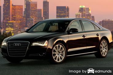 Insurance quote for Audi A8 in San Antonio