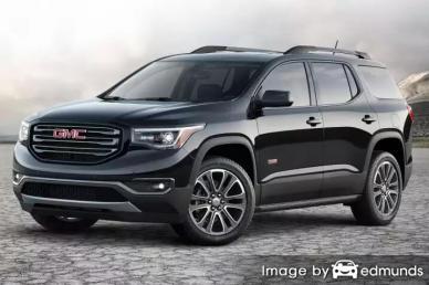 Insurance rates GMC Acadia in San Antonio