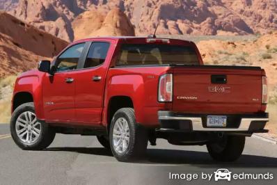 Insurance rates GMC Canyon in San Antonio