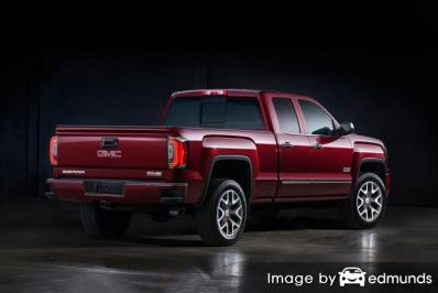 Insurance rates GMC Sierra in San Antonio