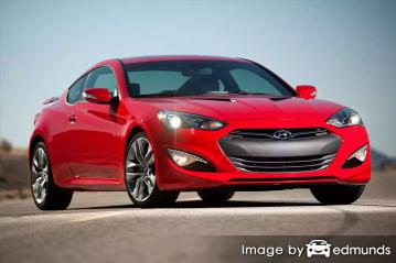 Insurance rates Hyundai Genesis in San Antonio