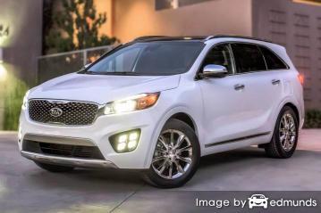 Insurance rates Kia Sorento in San Antonio