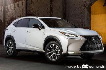 Insurance rates Lexus NX 200t in San Antonio