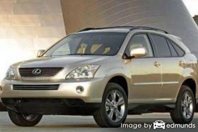 Insurance rates Lexus RX 400h in San Antonio