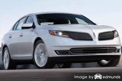 Insurance rates Lincoln MKS in San Antonio