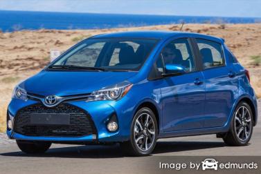 Insurance rates Toyota Yaris in San Antonio